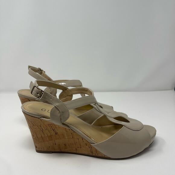 Guess Tan Wedge Heels Women’s Size 8.5M - Picture 11 of 13